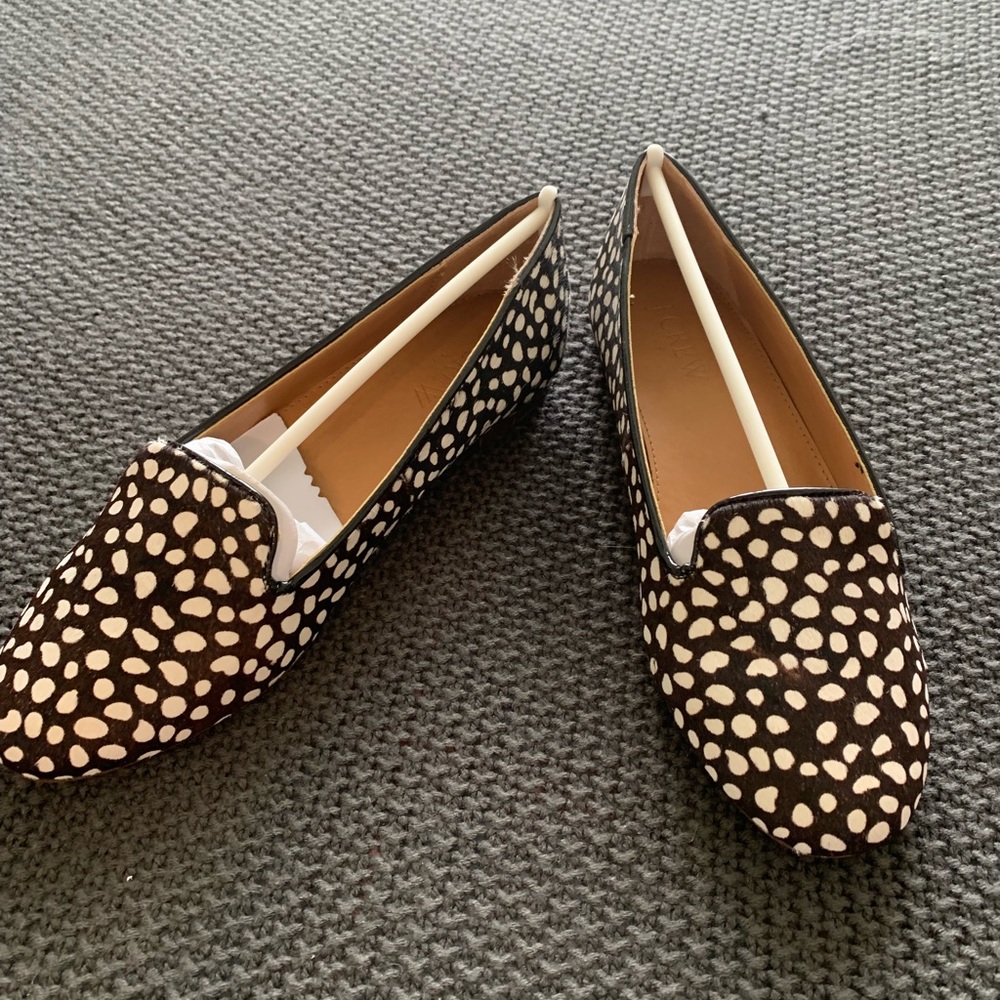 Jcrew leopard loafers size 6.5 BRAND NEW